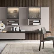 Plan wall unit with shelf in fashion wood Fossil