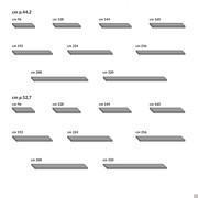 Floor bench for living room Plan - Dimensions