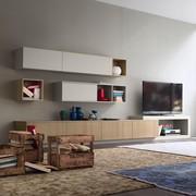 Plan living room cabinet in Canvas Fashion Wood finish