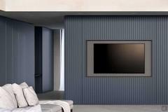 Lounge wall system, either 170,5 or 218,5 cm in width, with custom height of your choice