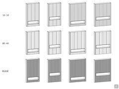 Lounge open compartment  - Fronts type