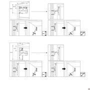 Plan living room drawers - brackets for wall fastening