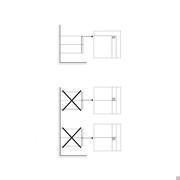 Where you can use C15 handle and where you can not in case of layouts with more drawers together