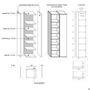 Armoire de lecteur avec bibliothèque - Dimensions spécifiques