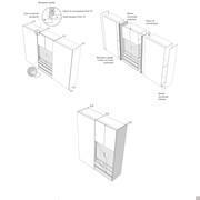 Exemple de composition à portes coulissantes