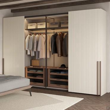 Dressing à portes coulissantes sur mesure en hauteur Rover Lounge High