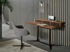 Bureau home office en noyer canaletto Nelson de Bonaldo