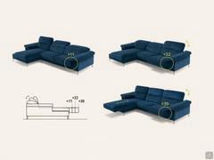 Mécanisme de réglage de l'assise à 3 niveaux