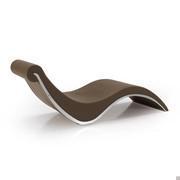 Chaise longue design courbe Sylvester de Cattelan 