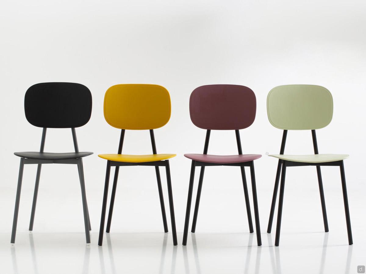 Chaise économique, pratique et colorée Lollipop Young