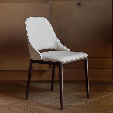 Chaise doublée avec assise enveloppant Malva