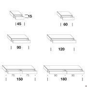 Modèles disponibles et dimensions de la plate-forme California