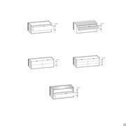 Schémas et dimensions des commodes