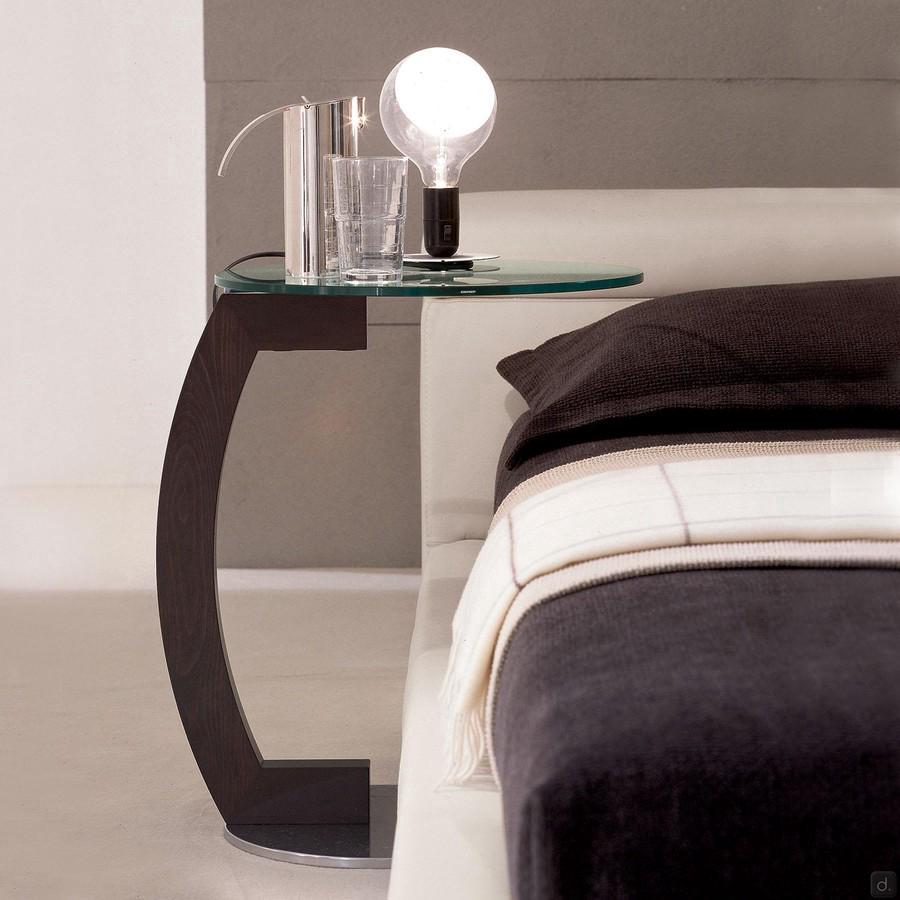 Table de chevet au design avec plateau rond Zen de Cattelan