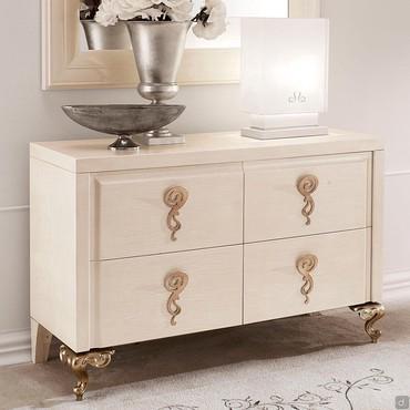 Commode moderne George baroque par Cantori (finition cadre et poignées non disponibles)