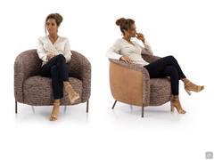 Exemple d'assise dans le fauteuil Bailey