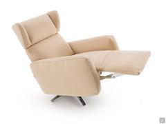 Vue latérale du mécanisme actionné de relaxation du fauteuil Iris