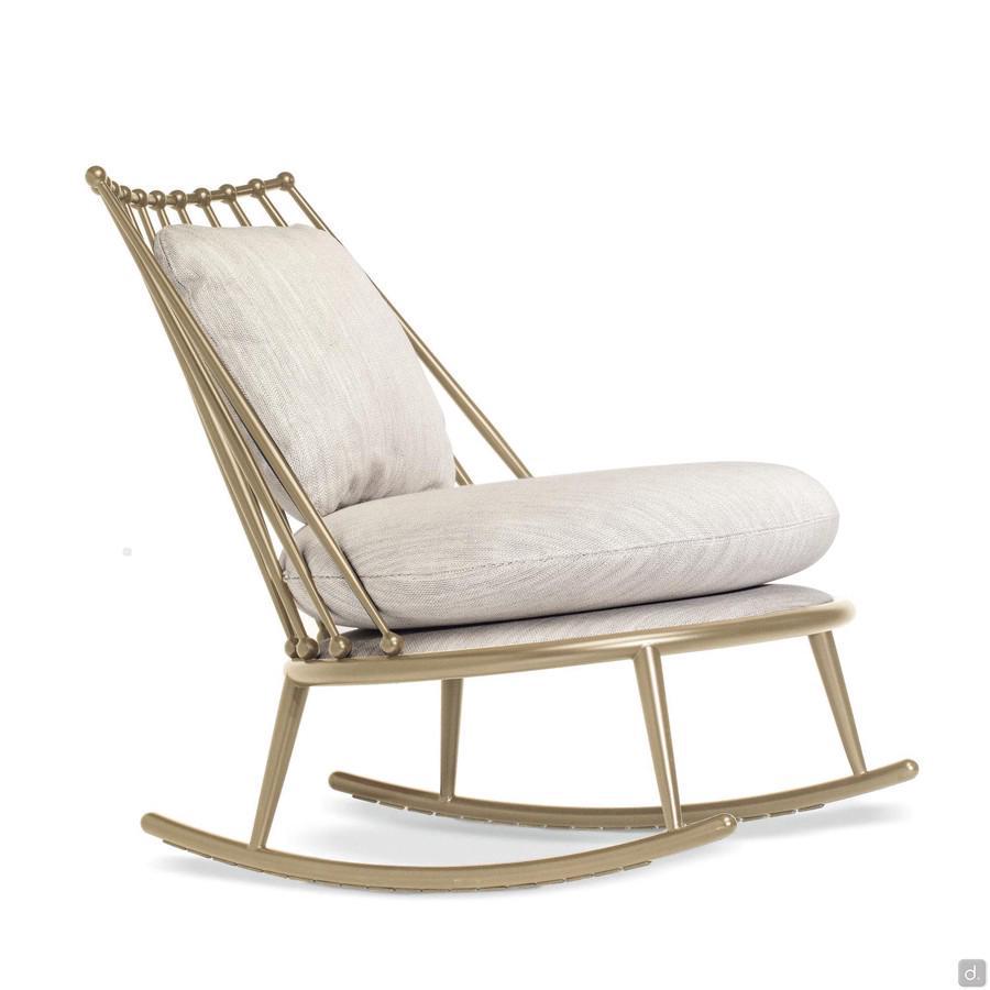 Fauteuil à bascule haut de gamme Aurora par Cantori