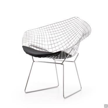 Fauteuil Wire Diamond créé par Harry Bertoia