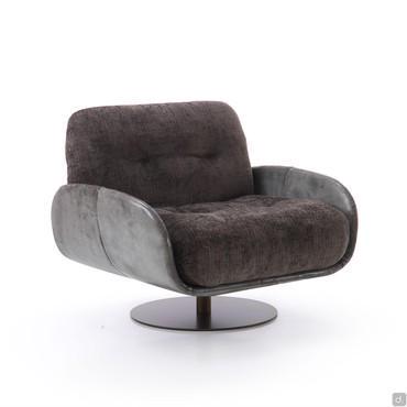 Fauteuil rembourré design vintage Belfast