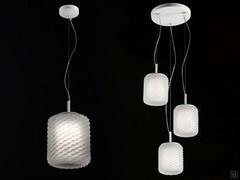 Agape Lampe suspendue en version simple ou triple