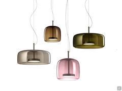 Lampes suspendues Jube en verre soufflé coloré en versions mini, petite et grande