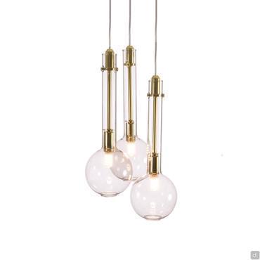 Lampes suspendues Bulle avec ampoules incluses