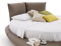 Draps en coton percale sur mesure pour lit rond