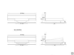 Lit suspendu avec boiserie Overfly - modèles et dimensions