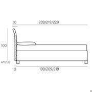 Dimensioni specifiche del letto Colby