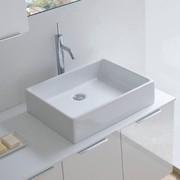 Lavabo Box 50 pratique et polyvalent en céramique blanche brillante