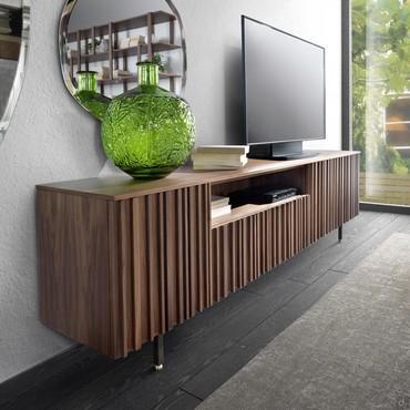 Meuble TV moderne en bois Plisset