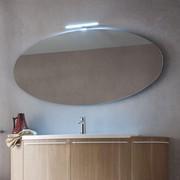 Miroir de salle de bains de forme elliptique Helly