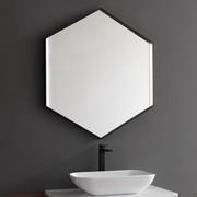 Miroir hexagonal Antrim avec pointe vers le haut