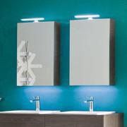 Miroir de salle de bains avec espace de rangement Simply - 50 cm avec spot Tod