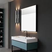 Pixi Exemple d'armoire de toilette avec miroir carré de 100 x 100 cm