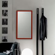 Julius Miroir de salle de bains avec bande périmétrale en cristal coloré