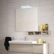 Miroir pour salle de bains avec éclairage appliqué Wap L.85 x H.75 cm avec spot Tod