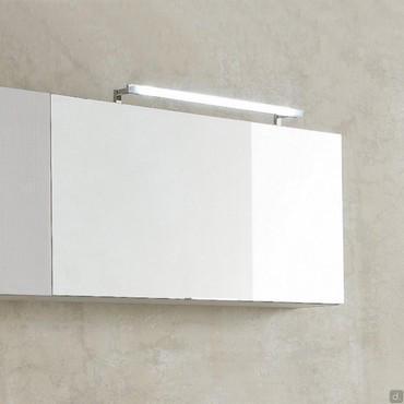 Armoire miroir de toilette avec porte à abattant Swing avec spot Siberia