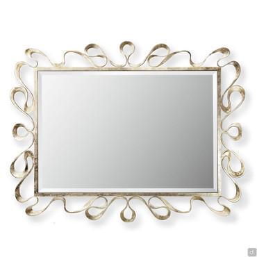 Miroir doré pour chambre à coucher Nastro de Cantori