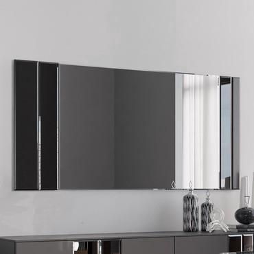 Miroir mural horizontal avec panneaux latéraux Essenza