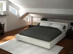 Progettazione 3D Camera da Letto - render