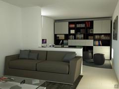 Progettazione 3D Soggiorno/Salotto - render