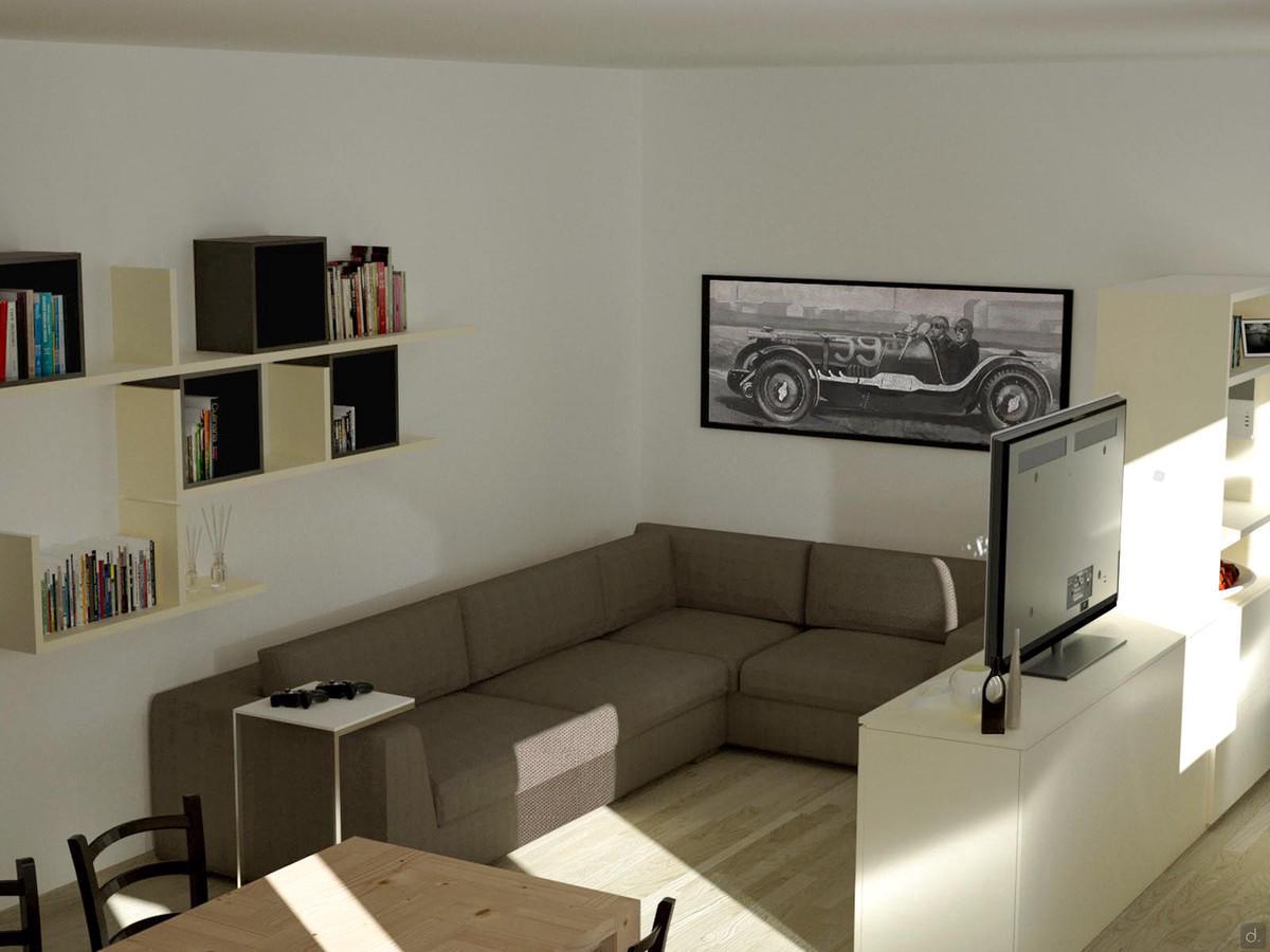 3D living room/living room design - render