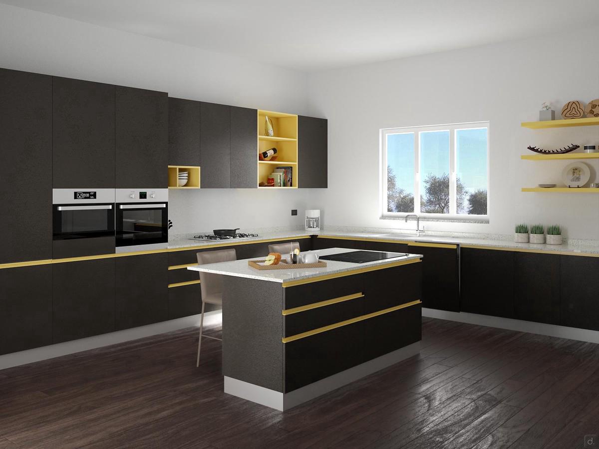 Progettazione 3D Cucina - render