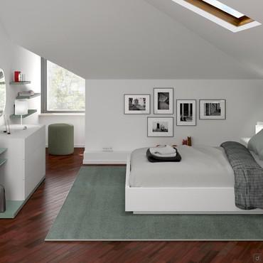 Progettazione 3D Camera da Letto - render