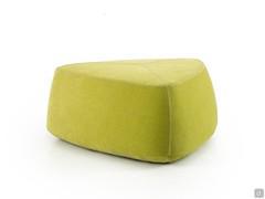 Pouf triangulaire Cobalto en tissu