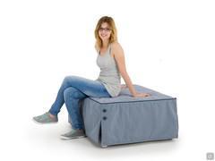 Exemple d'assise du pouf convertible Denver