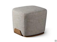 Pouf carré pour la chambre Olos by Bonaldo