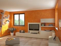 Progettazione 3D Soggiorno/Salotto - render